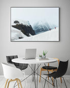 Descending the mountain, Antarctica by Nick Jackson on GIANT ART - white photo art