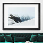 Descending the mountain, Antarctica by Nick Jackson on GIANT ART - white photo art