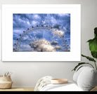 Top half of the London Eye by Nick Jackson on GIANT ART - white photo art
