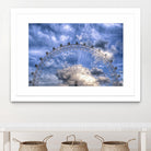 Top half of the London Eye by Nick Jackson on GIANT ART - white photo art