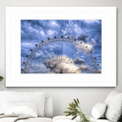 Top half of the London Eye by Nick Jackson on GIANT ART - white photo art