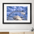Top half of the London Eye by Nick Jackson on GIANT ART - white photo art