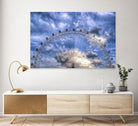 Top half of the London Eye by Nick Jackson on GIANT ART - white photo art