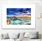 Vernazza Sunset, Cinque Terre, Italy by Nick Jackson on GIANT ART - green costal