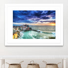 Vernazza Sunset, Cinque Terre, Italy by Nick Jackson on GIANT ART - green costal