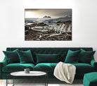 Whale skeleton at Jougla point, Antarctica by Nick Jackson on GIANT ART - grey photo art
