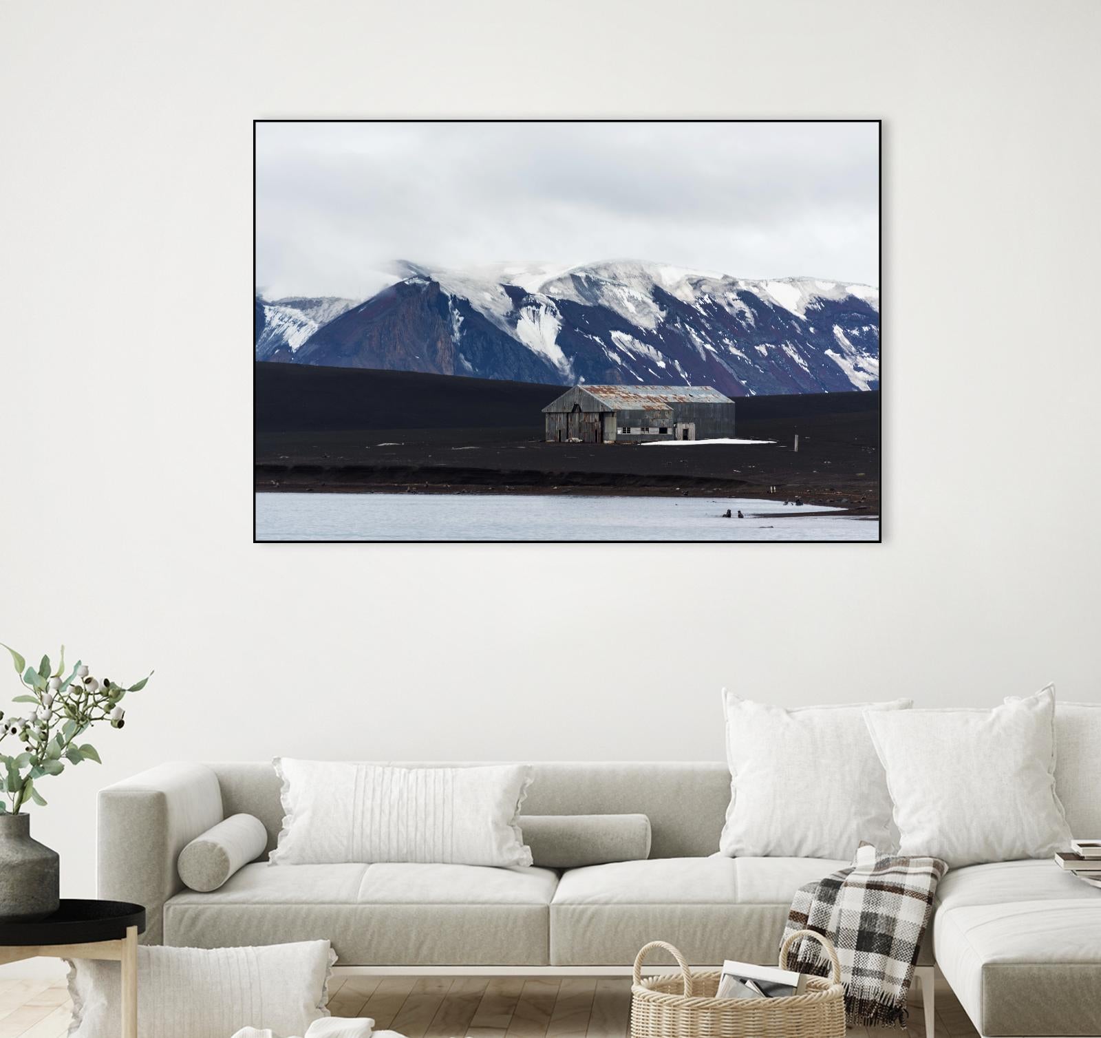 Whaler's Bay, Deception Island, Antarctica by Nick Jackson on GIANT ART - grey photo art