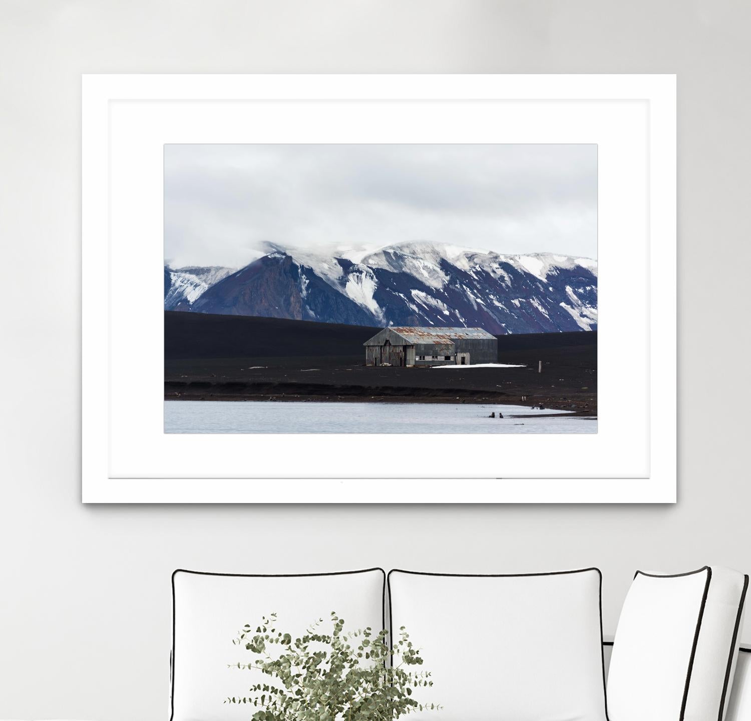 Whaler's Bay, Deception Island, Antarctica by Nick Jackson on GIANT ART - grey photo art
