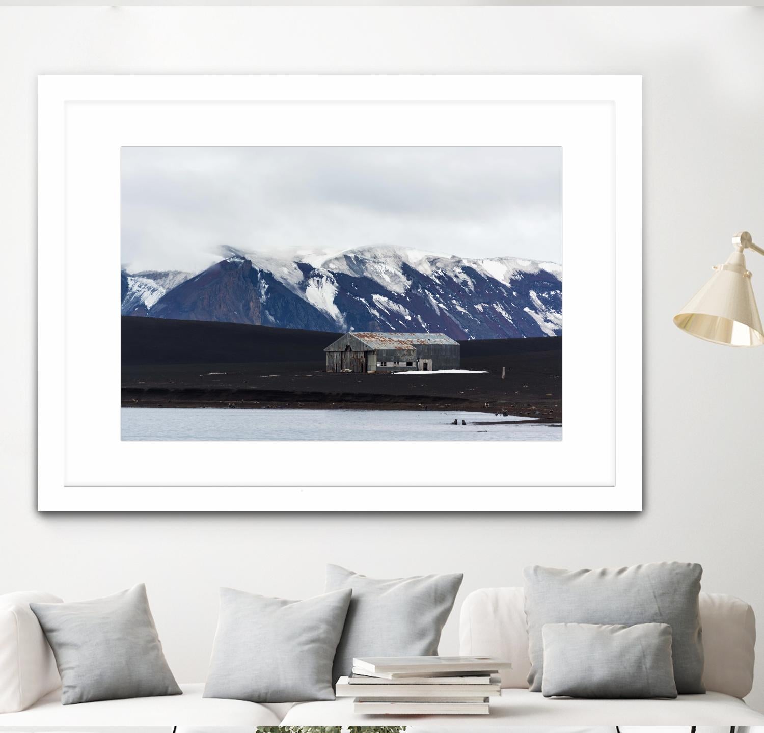 Whaler's Bay, Deception Island, Antarctica by Nick Jackson on GIANT ART - grey photo art