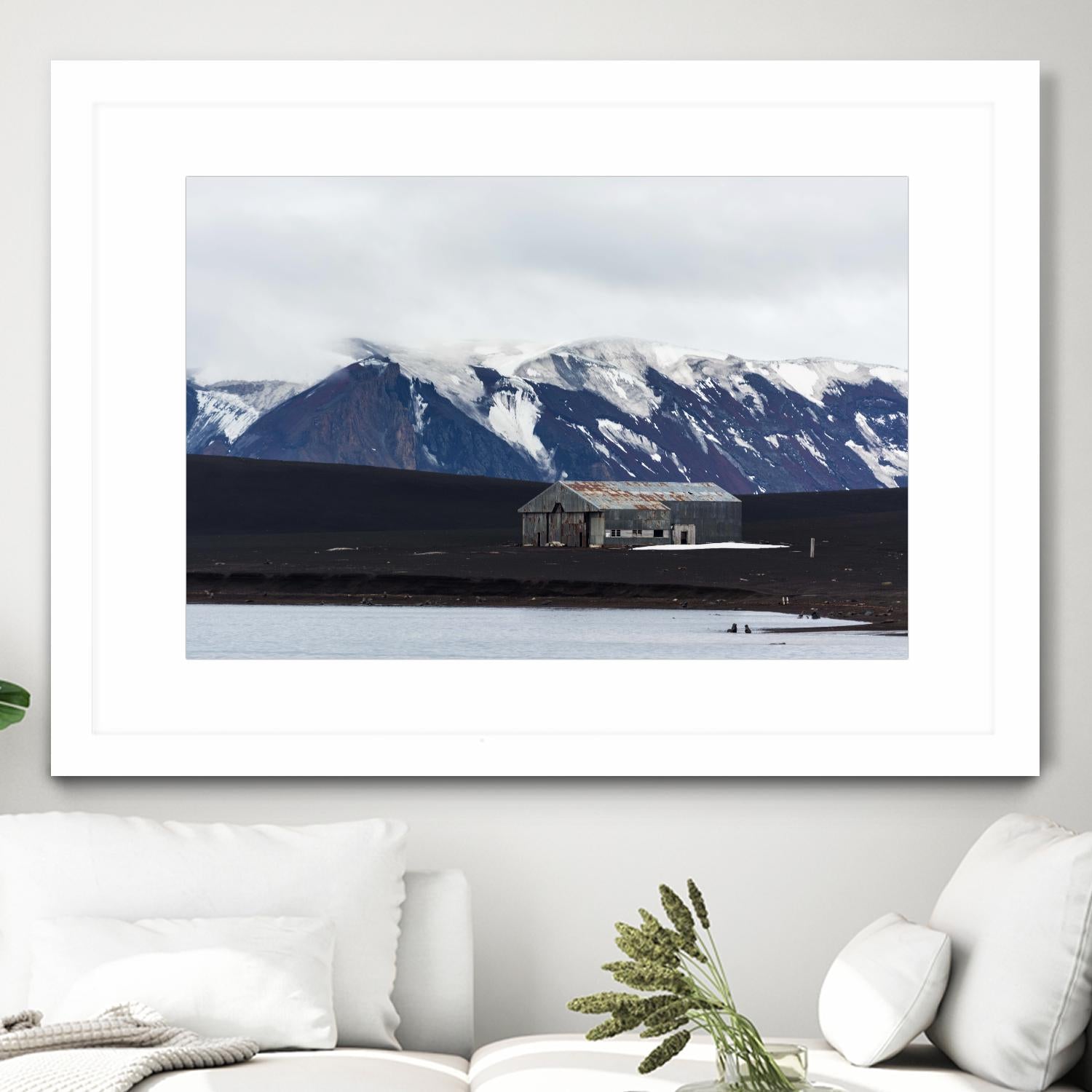 Whaler's Bay, Deception Island, Antarctica by Nick Jackson on GIANT ART - grey photo art
