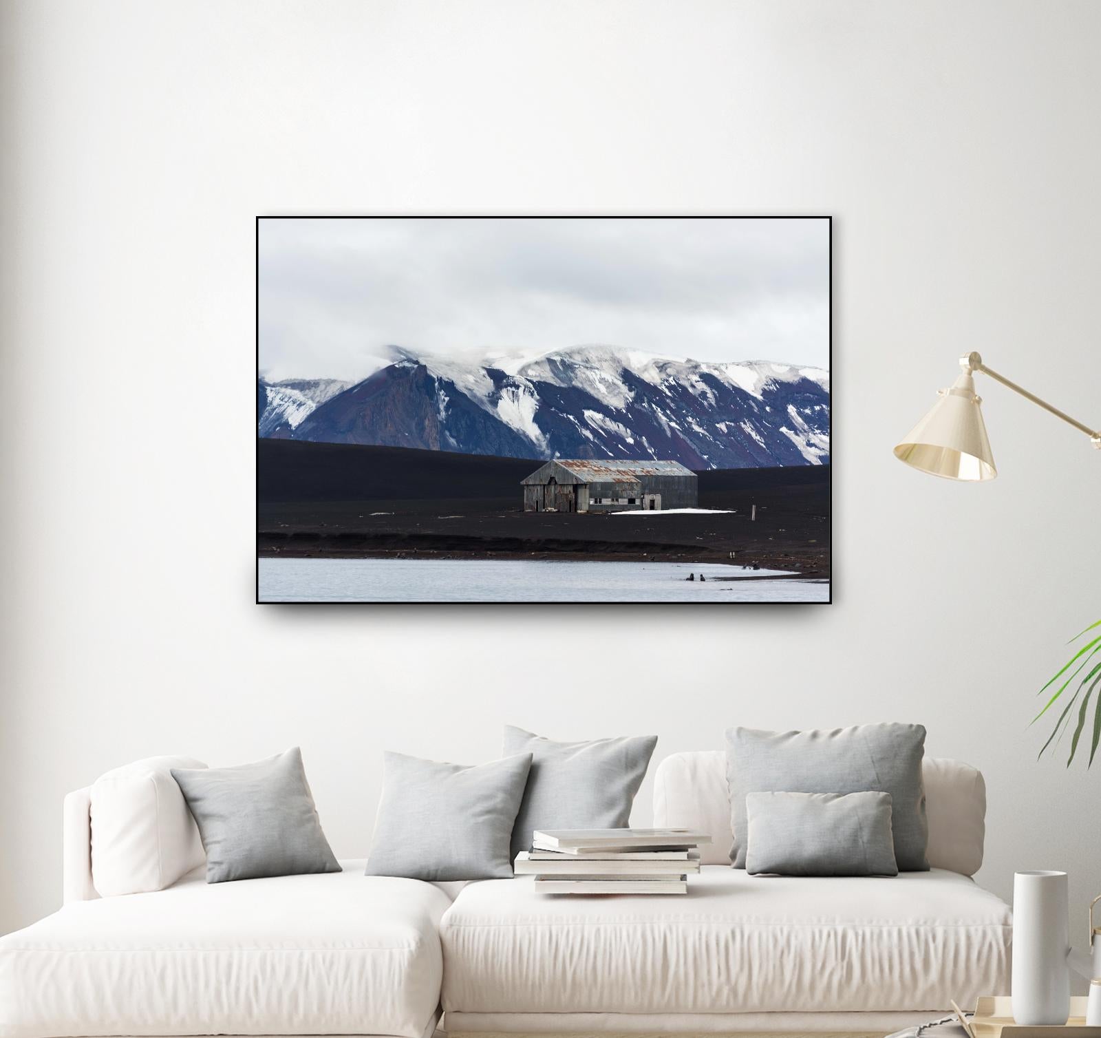 Whaler's Bay, Deception Island, Antarctica by Nick Jackson on GIANT ART - grey photo art