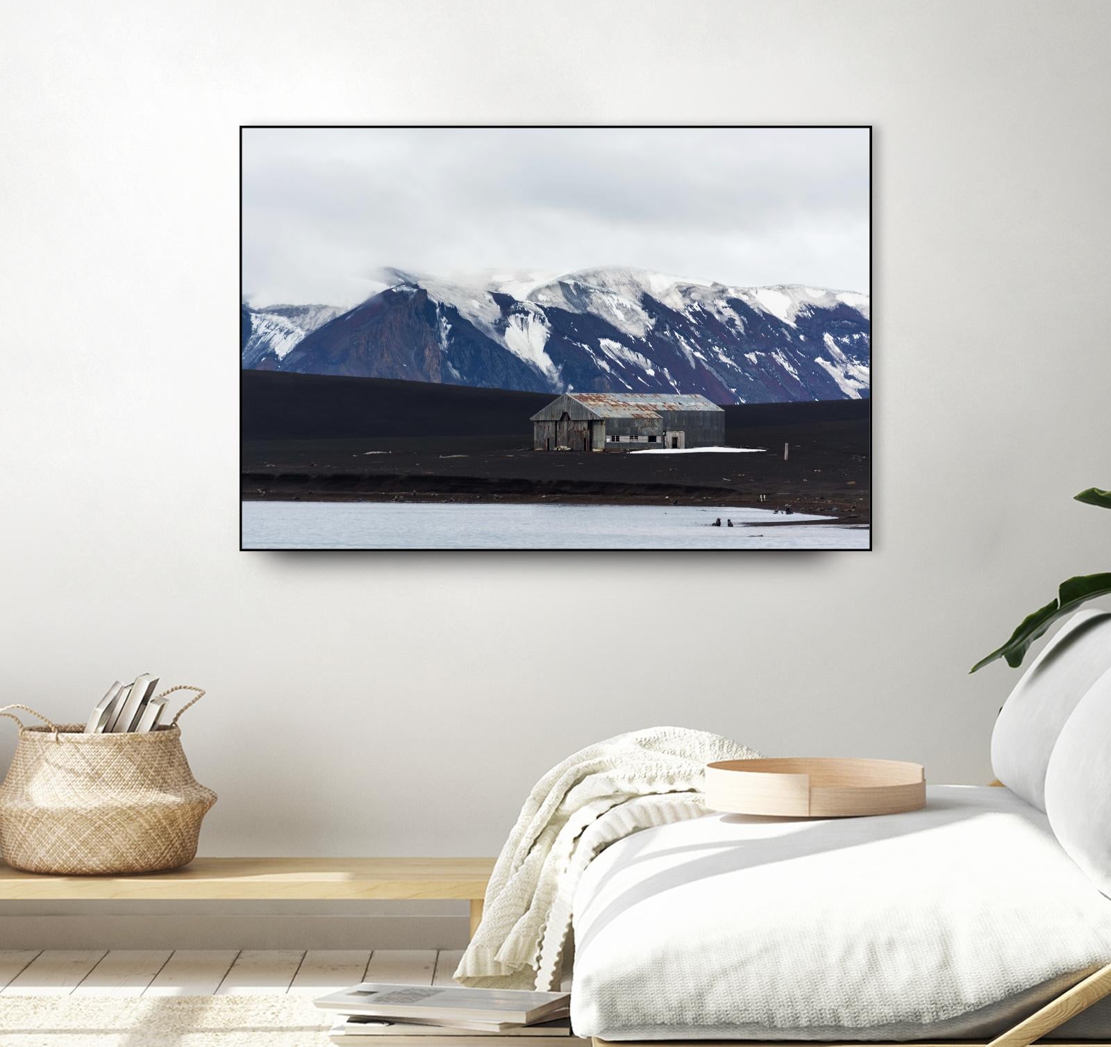 Whaler's Bay, Deception Island, Antarctica by Nick Jackson on GIANT ART - grey photo art