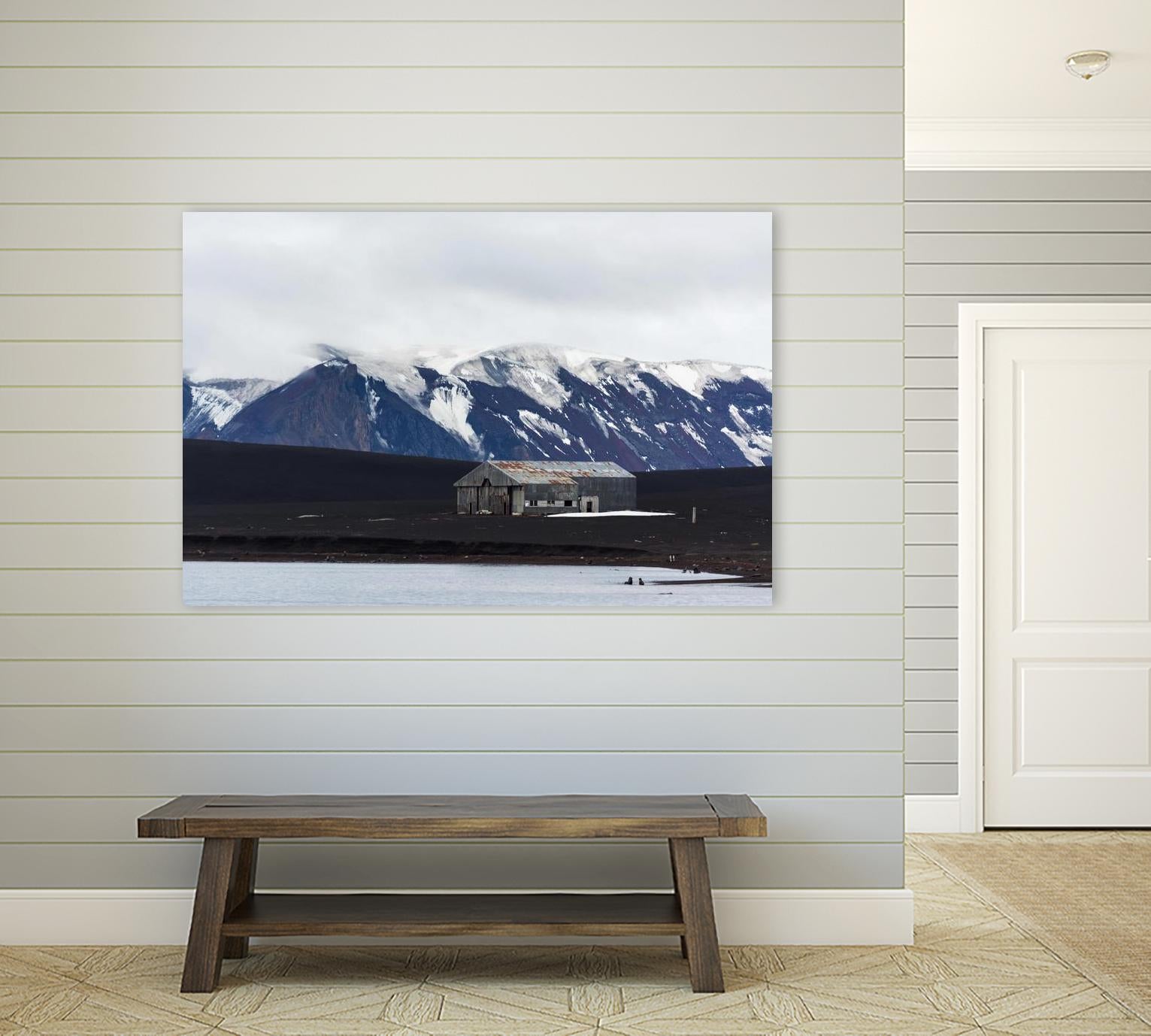 Whaler's Bay, Deception Island, Antarctica by Nick Jackson on GIANT ART - grey photo art