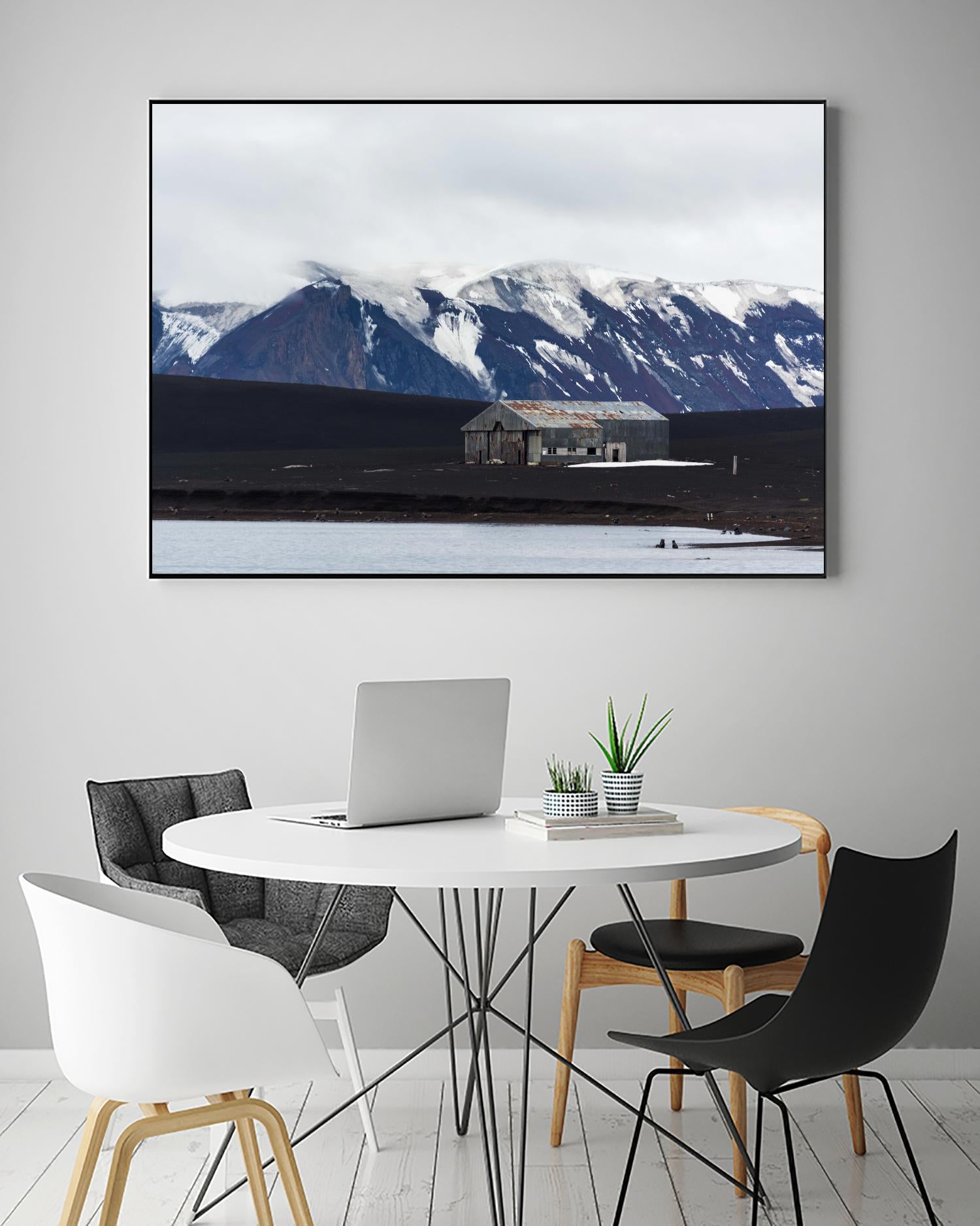 Whaler's Bay, Deception Island, Antarctica by Nick Jackson on GIANT ART - grey photo art