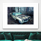 Car I by Jean-François Dupuis on GIANT ART - blue photography automobile