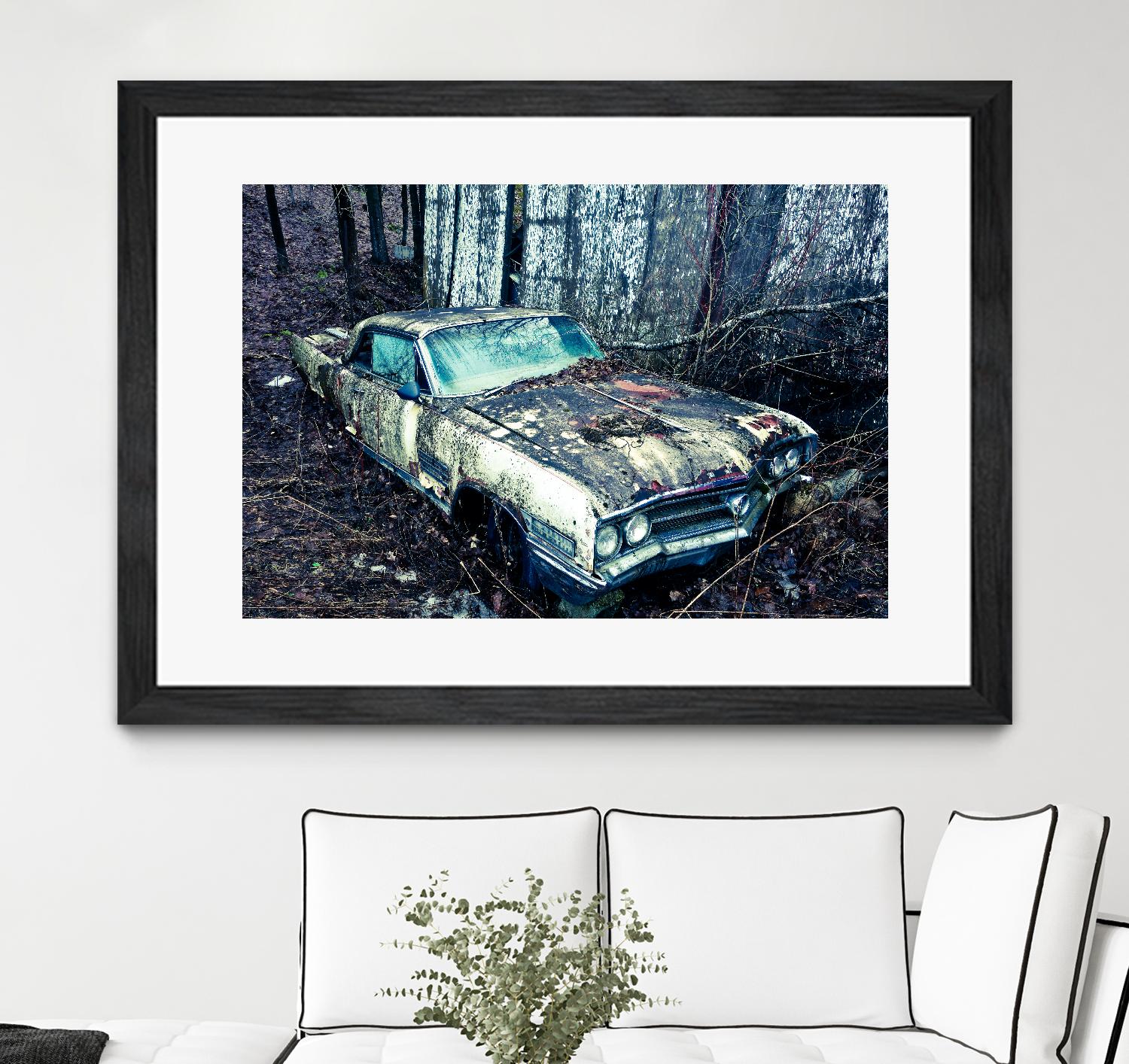 Car I by Jean-François Dupuis on GIANT ART - blue photography automobile