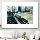 Car III by Jean-François Dupuis on GIANT ART - blue photography rust