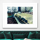 Car III by Jean-François Dupuis on GIANT ART - blue photography rust