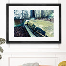 Car III by Jean-François Dupuis on GIANT ART - blue photography rust