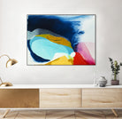 Maya IV by Claire Desjardins on GIANT ART - red abstract transparence