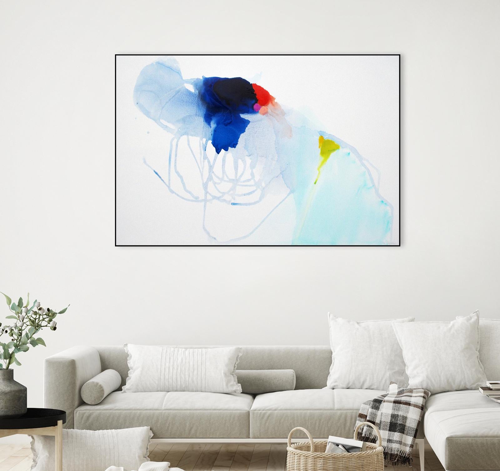 Backstage by Claire Desjardins on GIANT ART - white abstract légereté