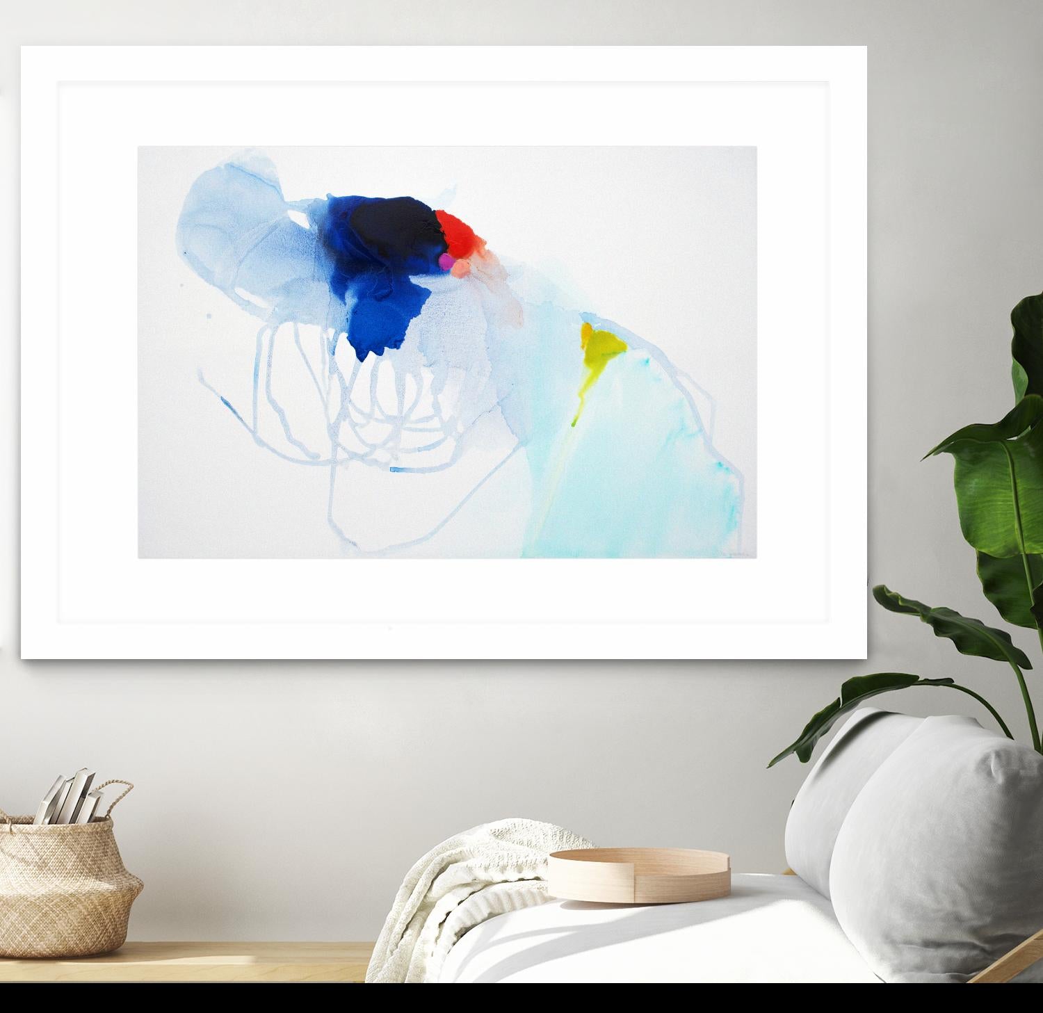 Backstage by Claire Desjardins on GIANT ART - white abstract artistes du québec