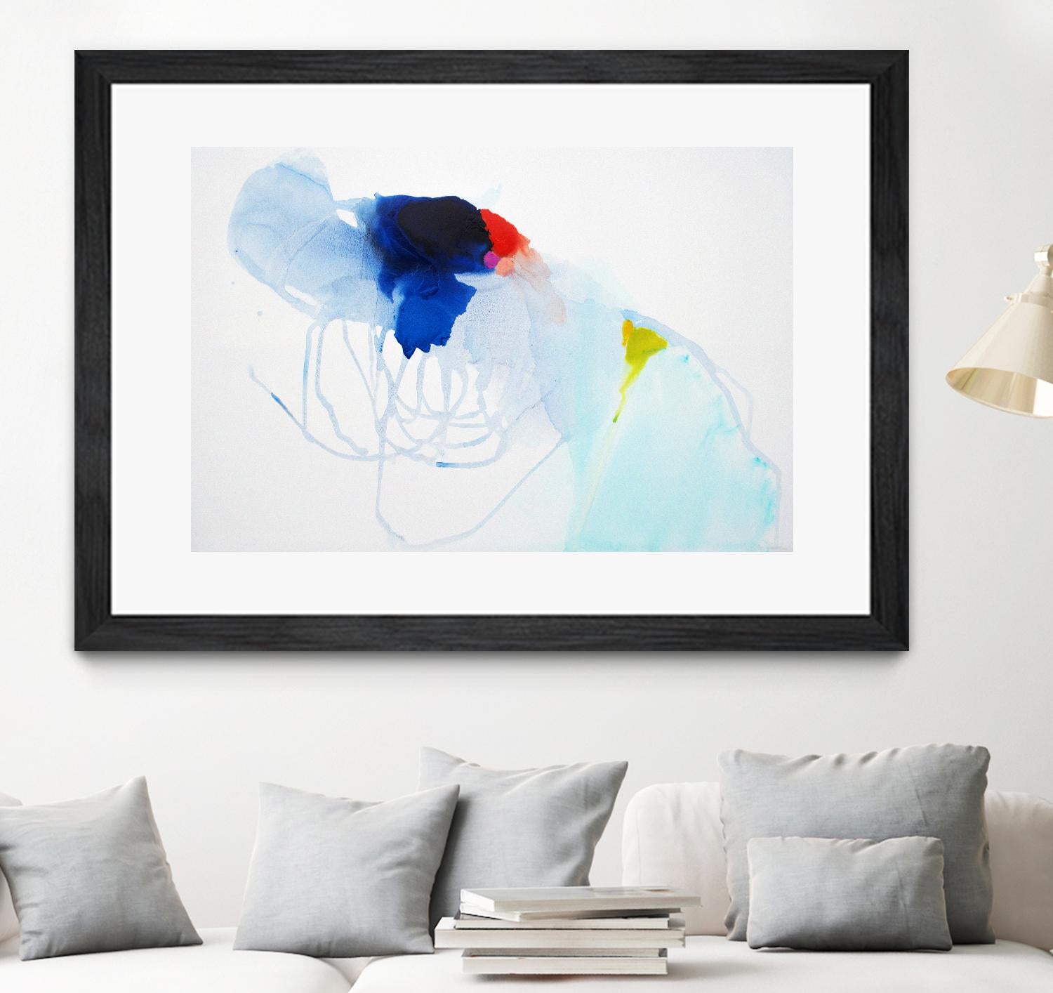 Backstage by Claire Desjardins on GIANT ART - white abstract artistes du québec