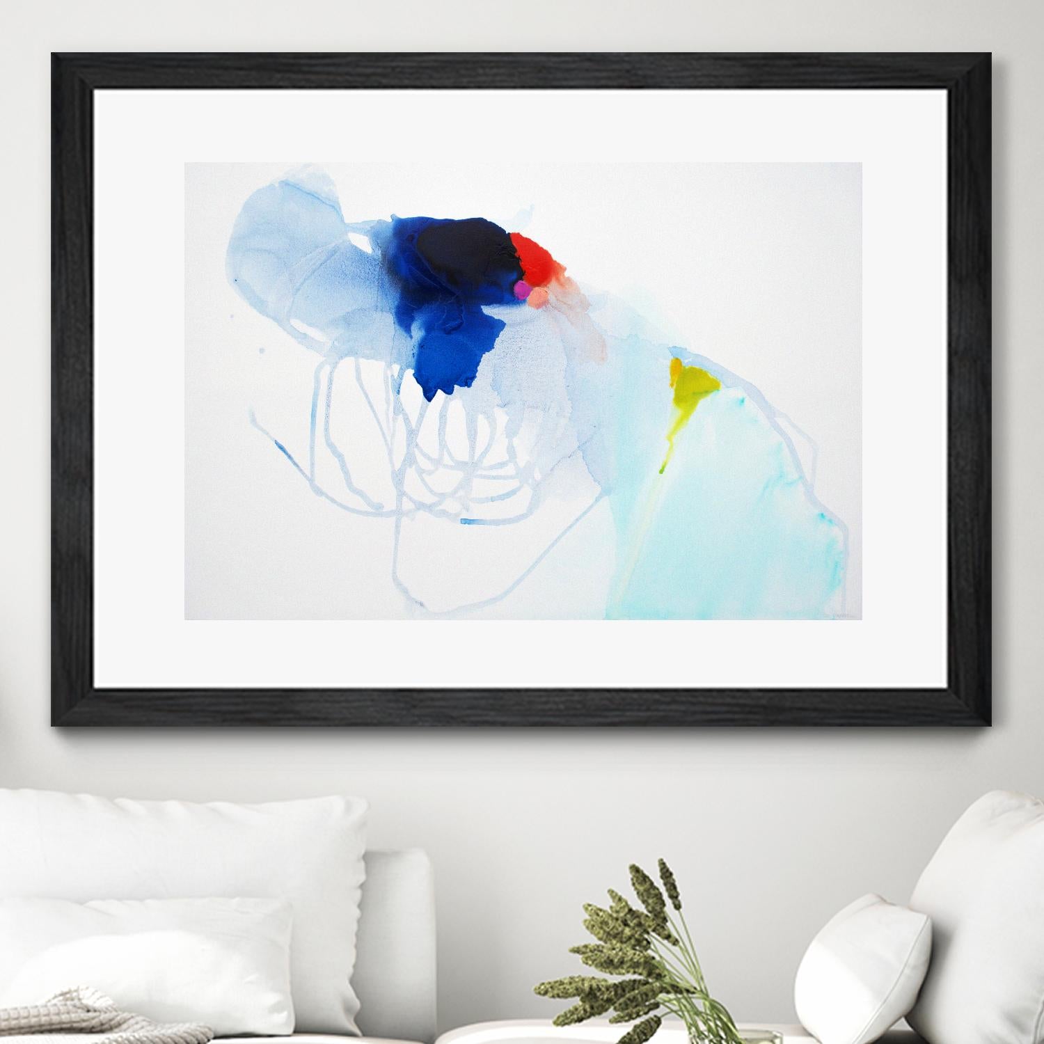 Backstage by Claire Desjardins on GIANT ART - white abstract artistes du québec