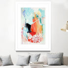 Cherry Creamsicle love by Claire Desjardins on GIANT ART - red abstract artistes du québec