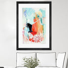 Cherry Creamsicle love by Claire Desjardins on GIANT ART - red abstract artistes du québec