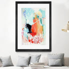 Cherry Creamsicle love by Claire Desjardins on GIANT ART - red abstract artistes du québec