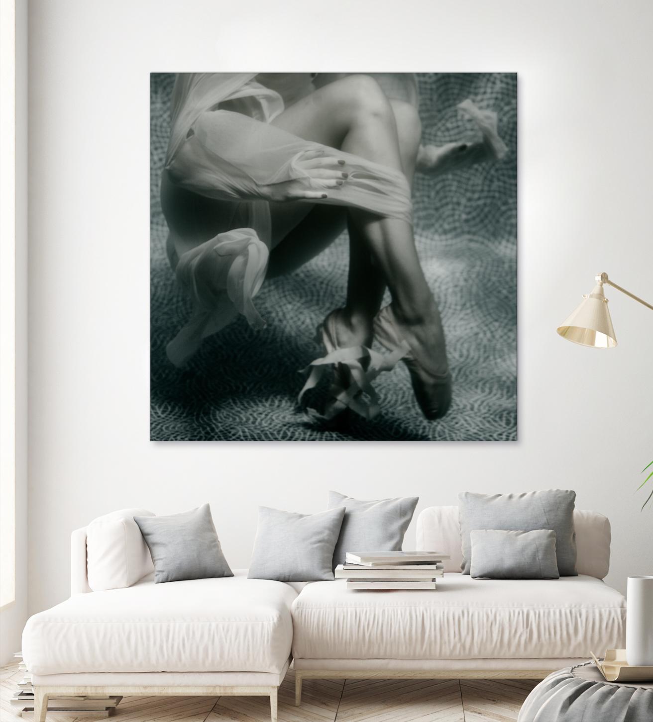 Float 2 by Peter Morneau on GIANT ART - black figurative ballerine