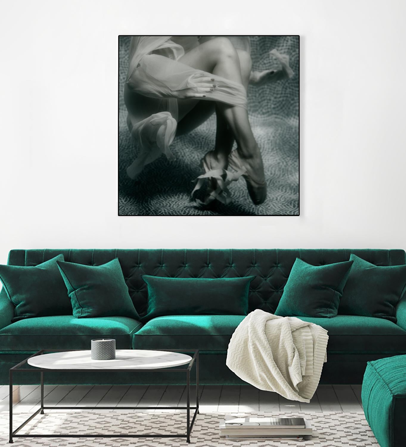 Float 2 by Peter Morneau on GIANT ART - black figurative ballerine