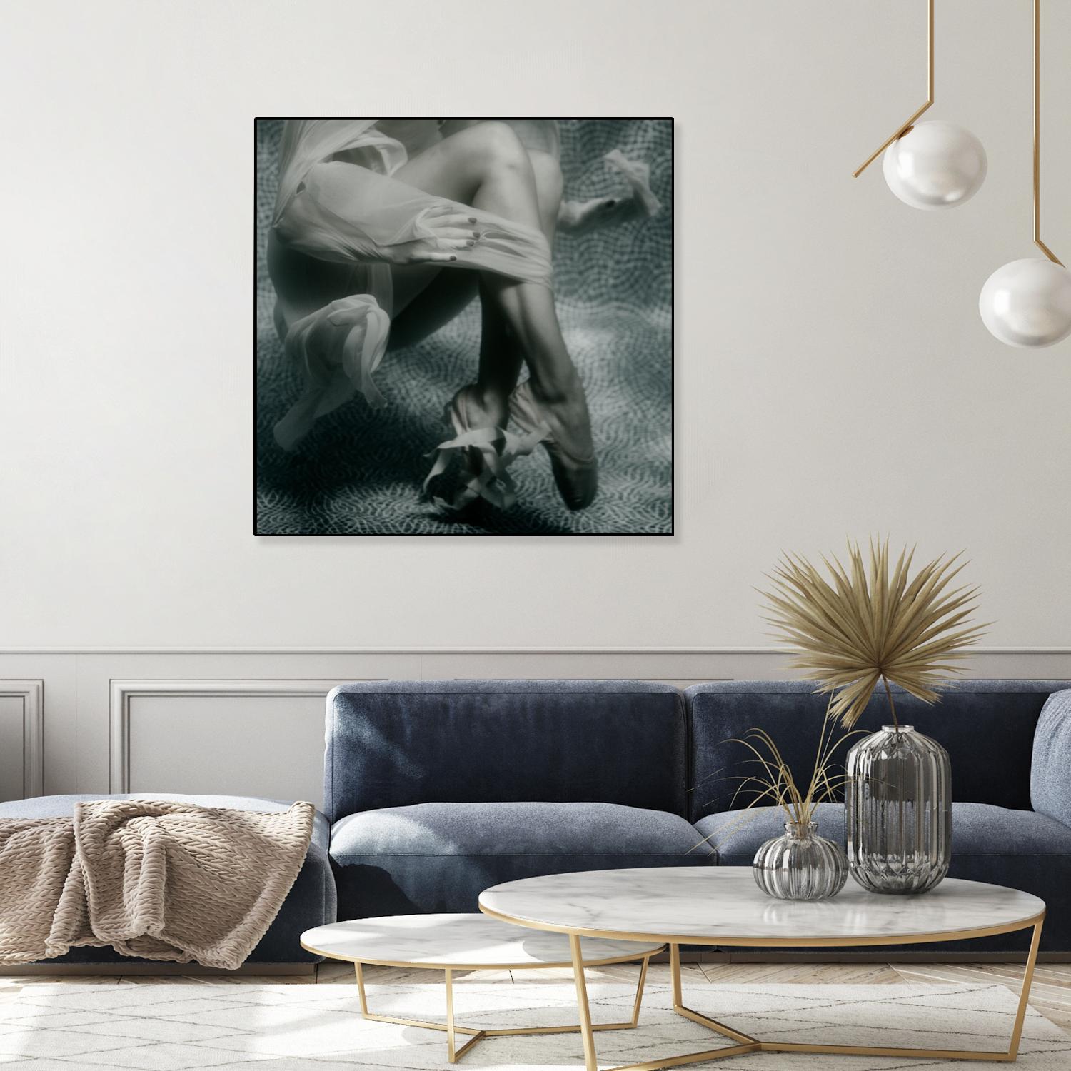 Float 2 by Peter Morneau on GIANT ART - black figurative ballerine