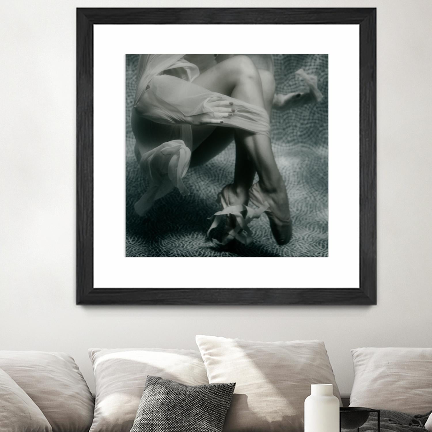 Float 2 by Peter Morneau on GIANT ART - black figurative ballerine