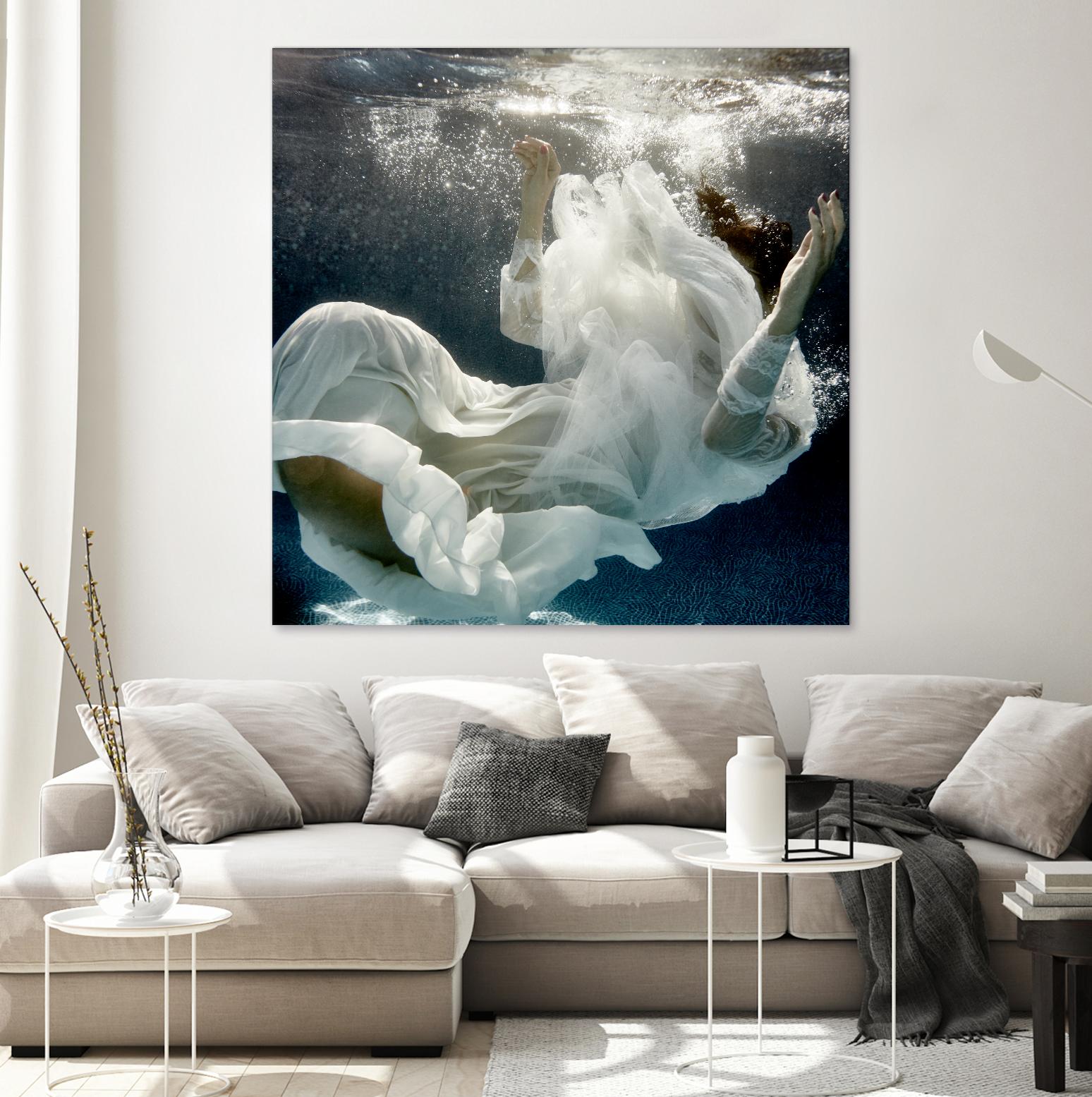 Float 3 by Peter Morneau on GIANT ART - blue figurative artistes du québec