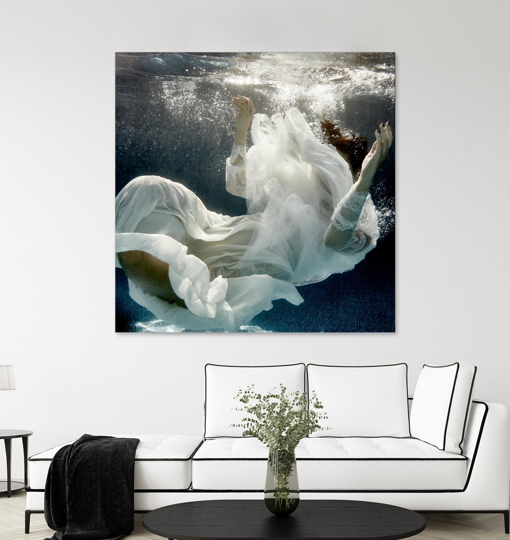 Float 3 by Peter Morneau on GIANT ART - blue figurative artistes du québec