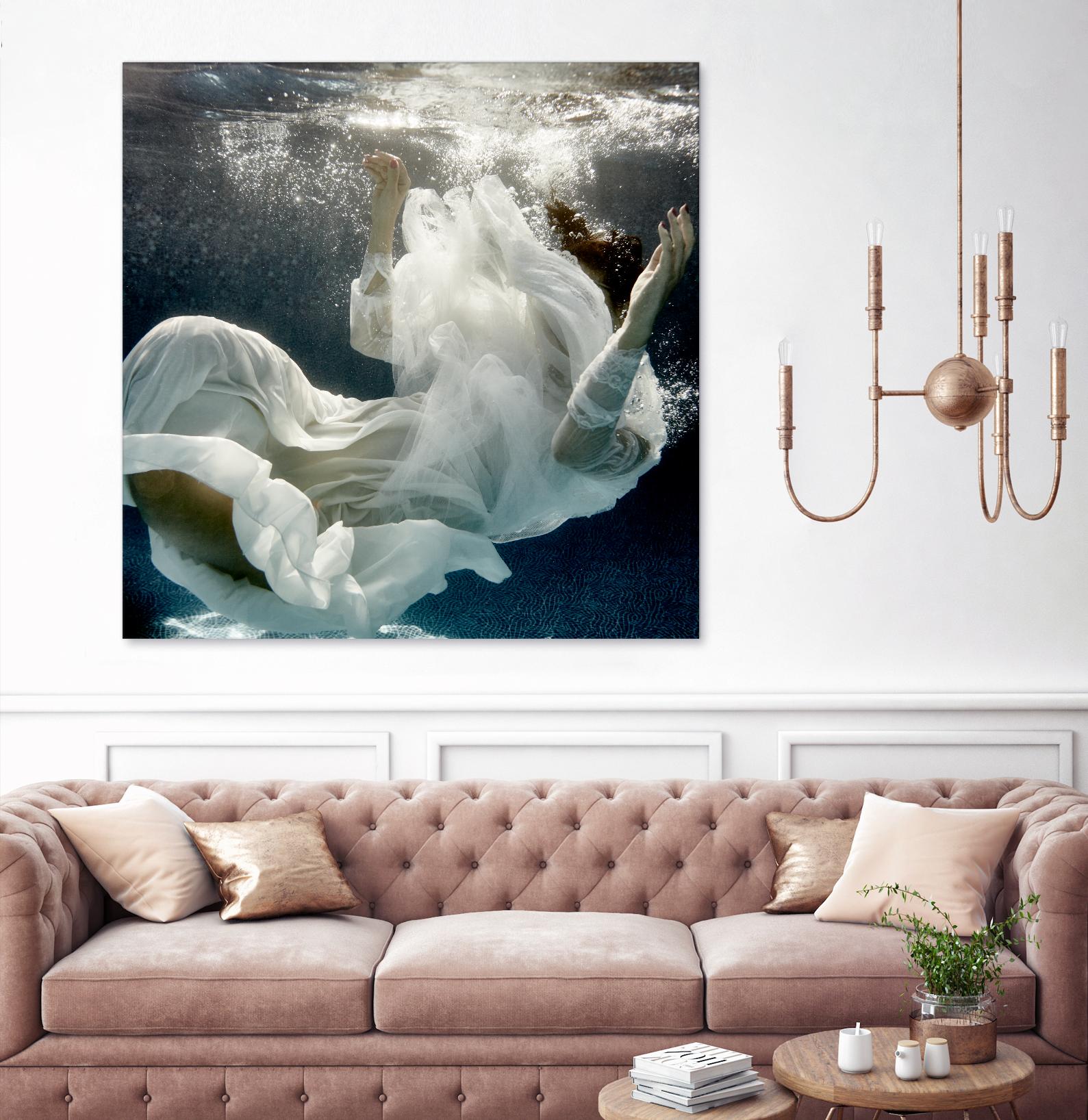 Float 3 by Peter Morneau on GIANT ART - blue figurative artistes du québec