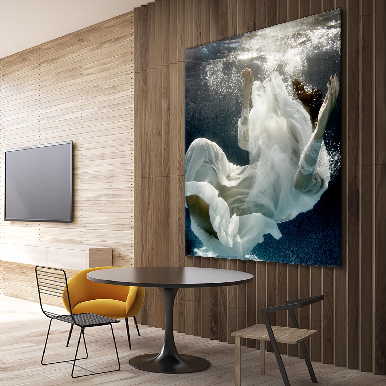 Float 3 by Peter Morneau on GIANT ART - blue figurative artistes du québec