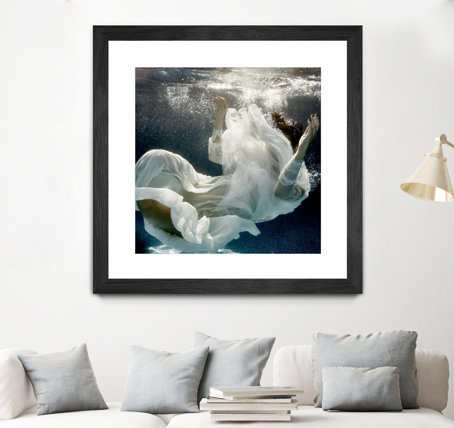 Float 3 by Peter Morneau on GIANT ART - blue figurative artistes du québec