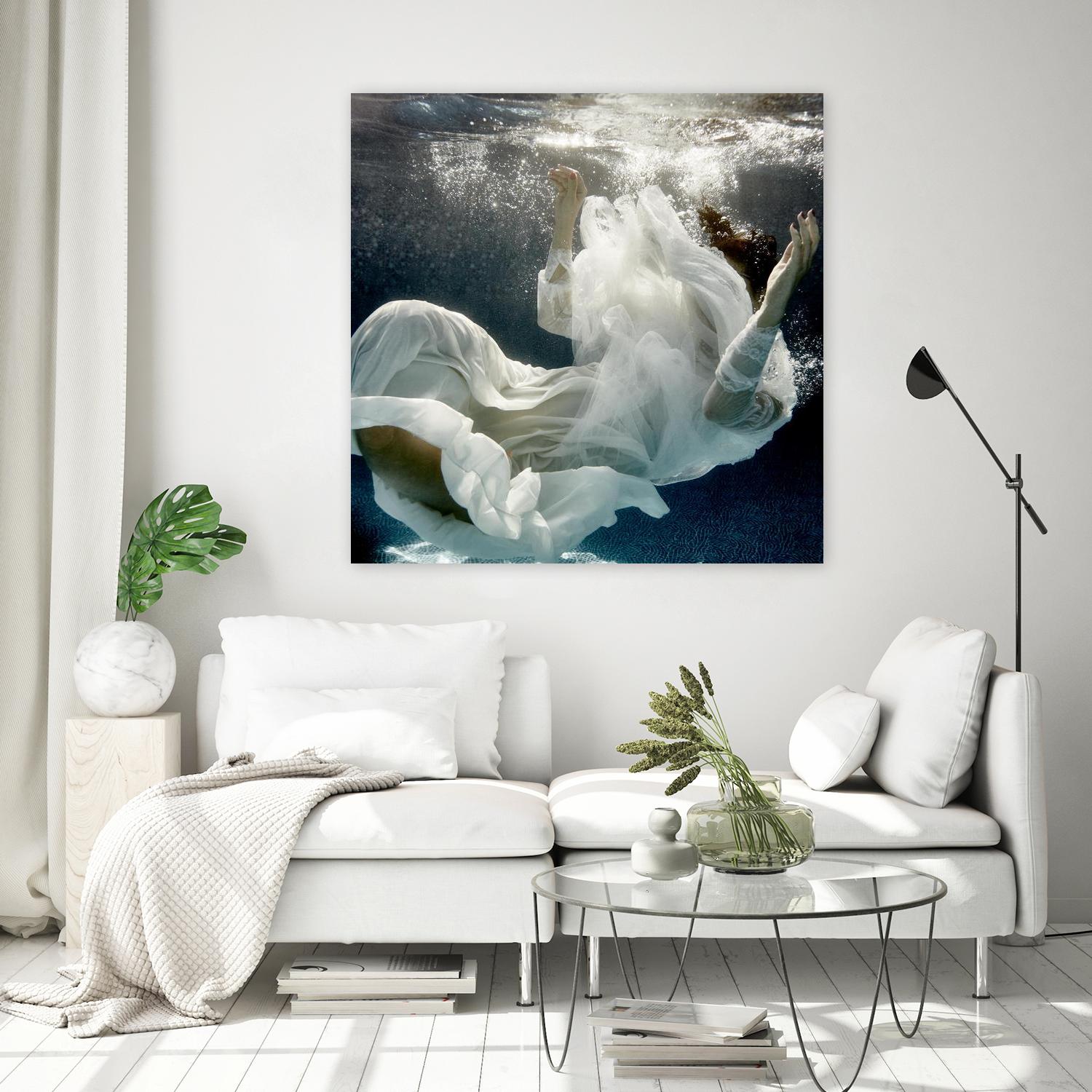 Float 3 by Peter Morneau on GIANT ART - blue figurative artistes du québec