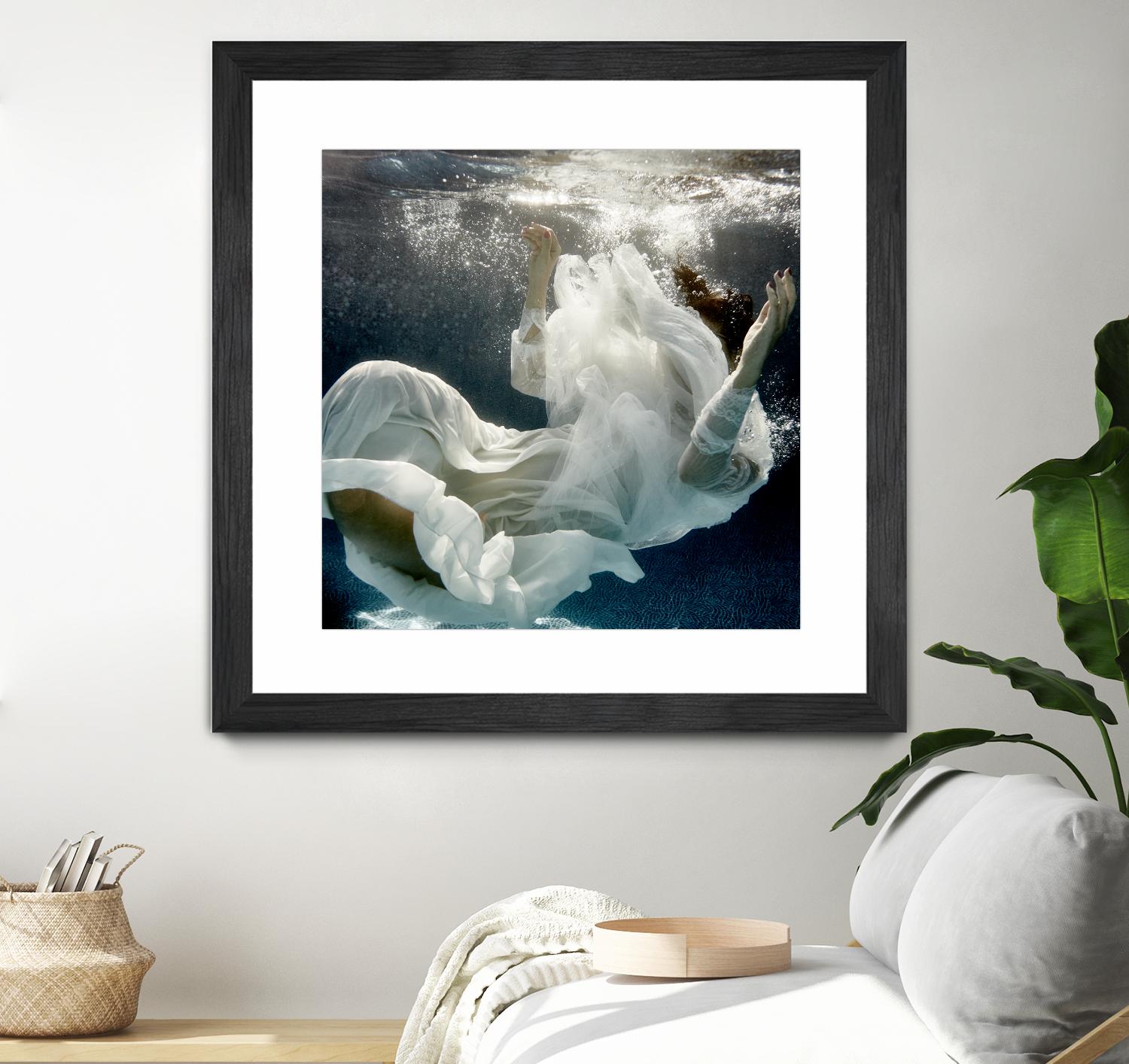 Float 3 by Peter Morneau on GIANT ART - blue figurative artistes du québec