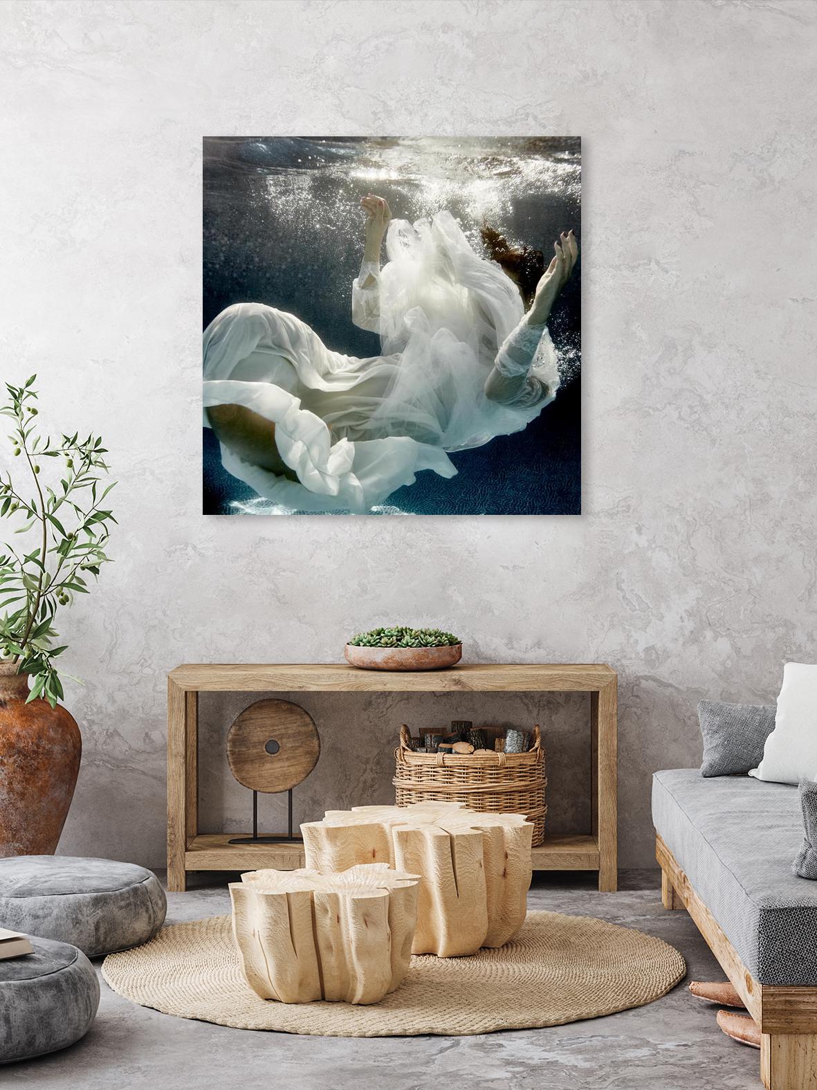 Float 3 by Peter Morneau on GIANT ART - blue figurative artistes du québec