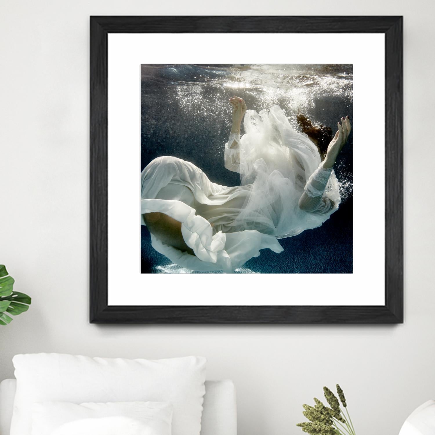 Float 3 by Peter Morneau on GIANT ART - blue figurative artistes du québec