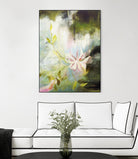 Fleur de poète by Kathleen Cloutier on GIANT ART - pink floral bord de l'eau