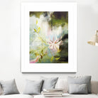 Fleur de poète by Kathleen Cloutier on GIANT ART - pink flowers bord de l'eau