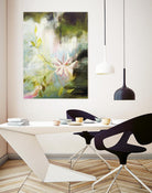 Fleur de poète by Kathleen Cloutier on GIANT ART - pink flowers bord de l'eau