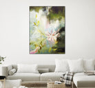 Fleur de poète by Kathleen Cloutier on GIANT ART - pink floral bord de l'eau