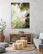 Fleur de poète by Kathleen Cloutier on GIANT ART - pink flowers bord de l'eau