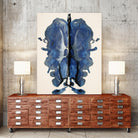Blue Ink Laos by Daniel Stanford on GIANT ART - blue artistes du québec quebec artists